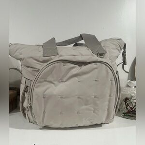 Zara maternity backpack tote